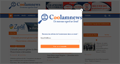 Desktop Screenshot of coolamnews.com